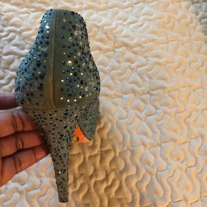 Blue glitter Taylor Says heel